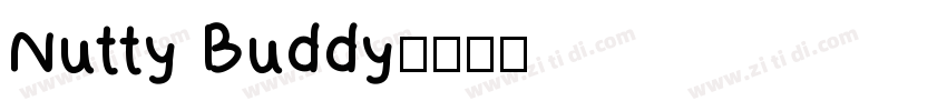 Nutty Buddy字体转换